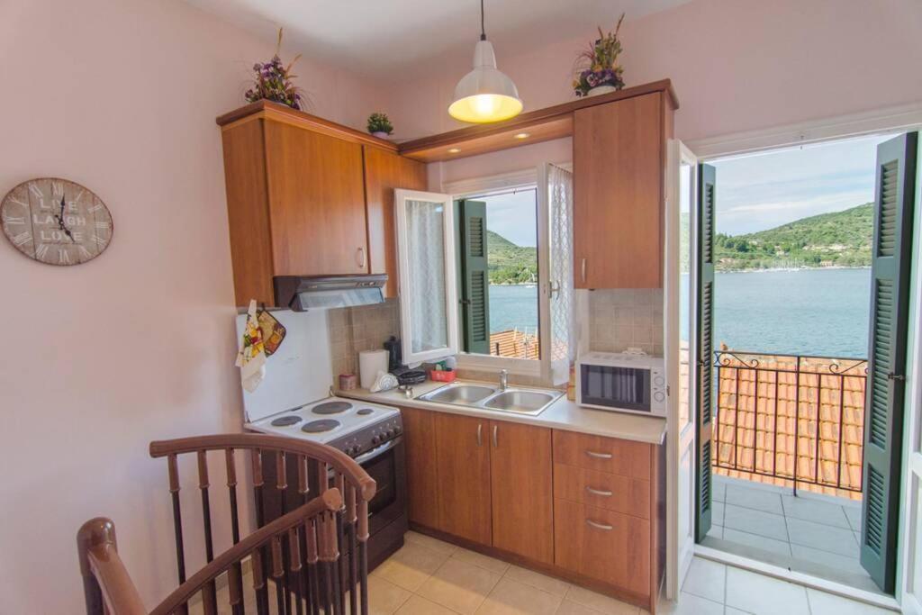 Amalia Sea View House Apartman Vathí Kültér fotó